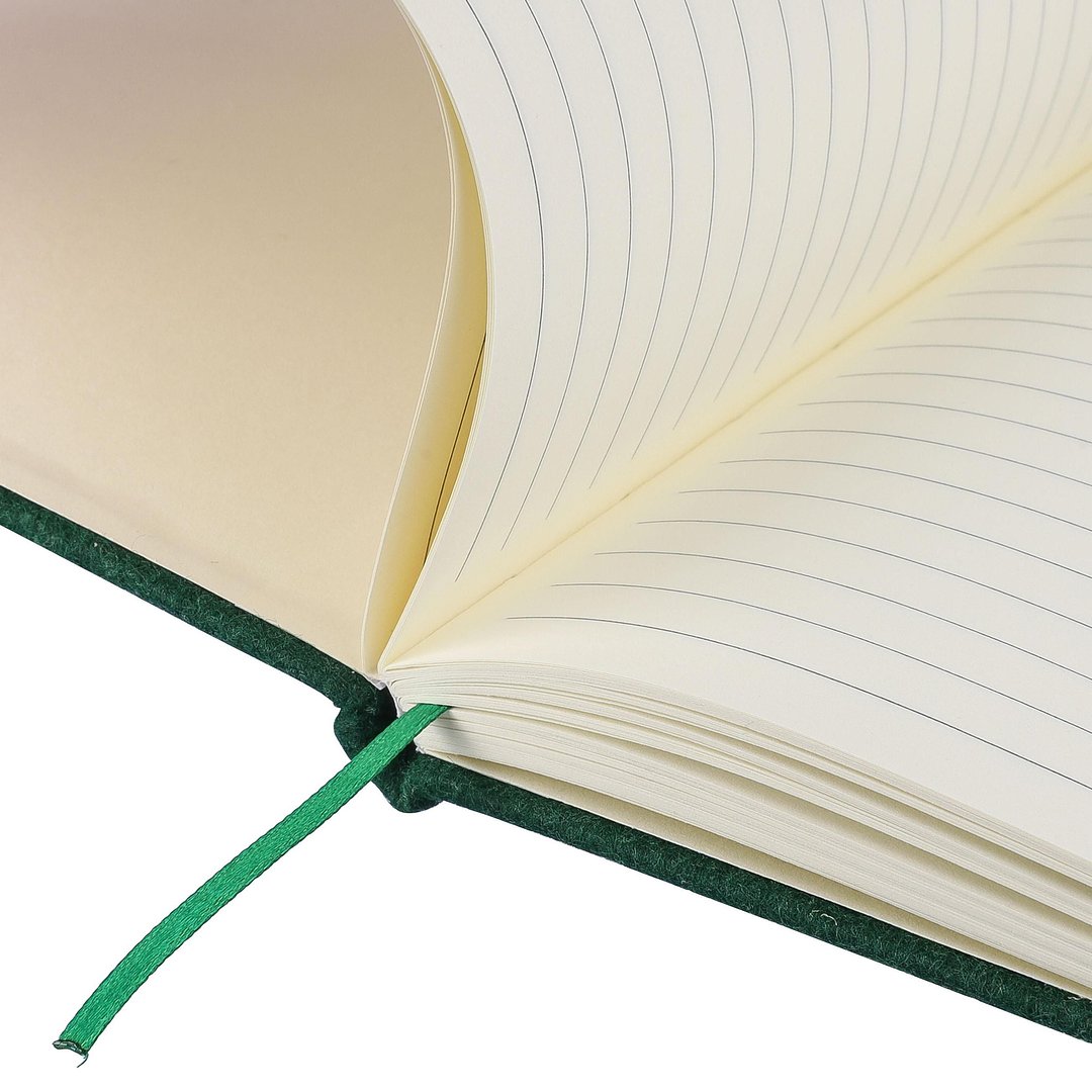 Notizbuch aus recyceltem Filz (A5) Trudin
