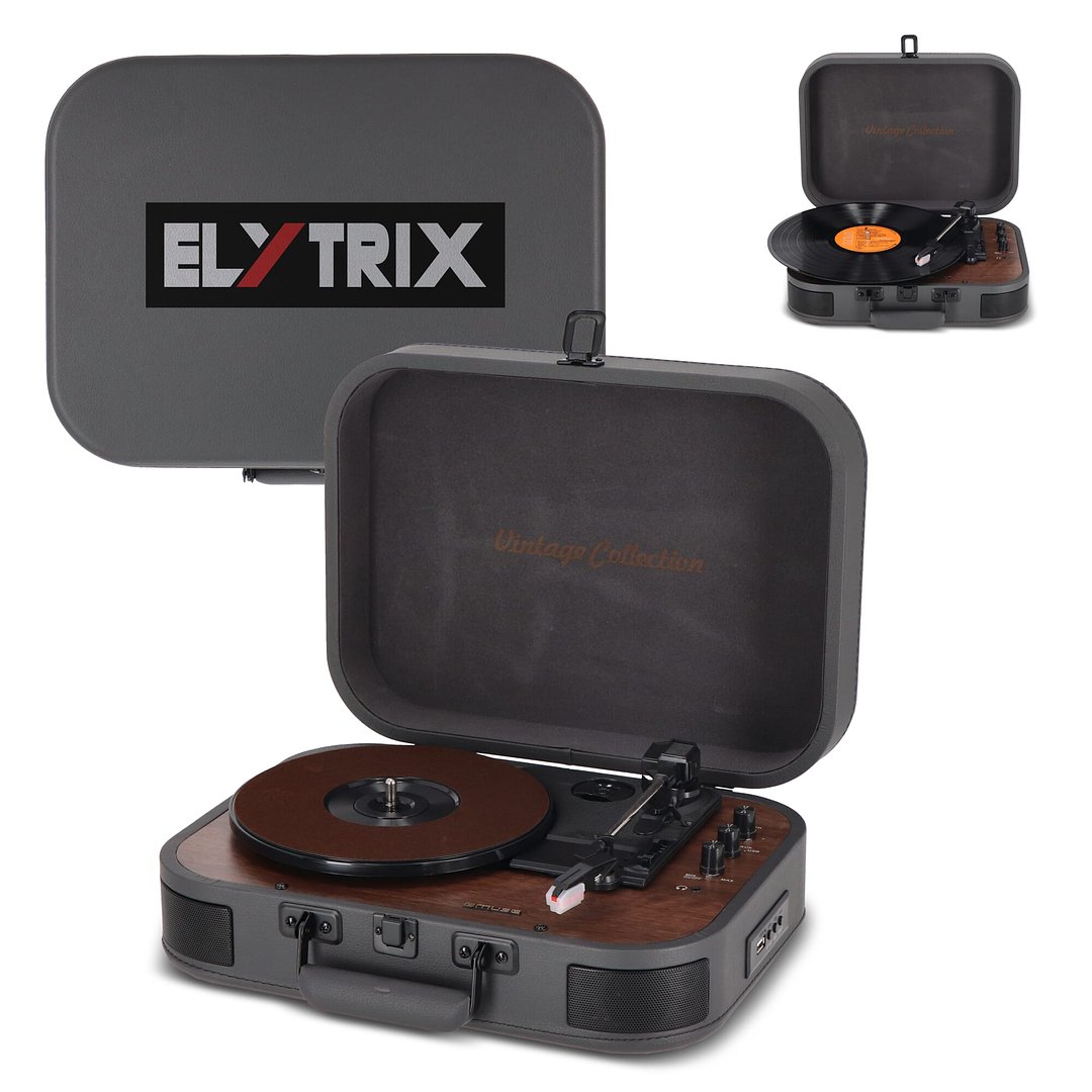 Vintage Plattenspieler mit BT-Ausgang Fens