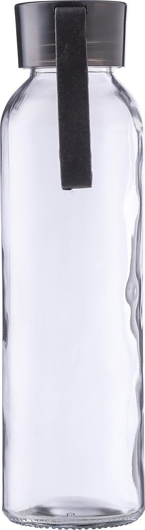 Trinkflasche Uoldivan | Glas | Farbiger Deckel | 500 ml