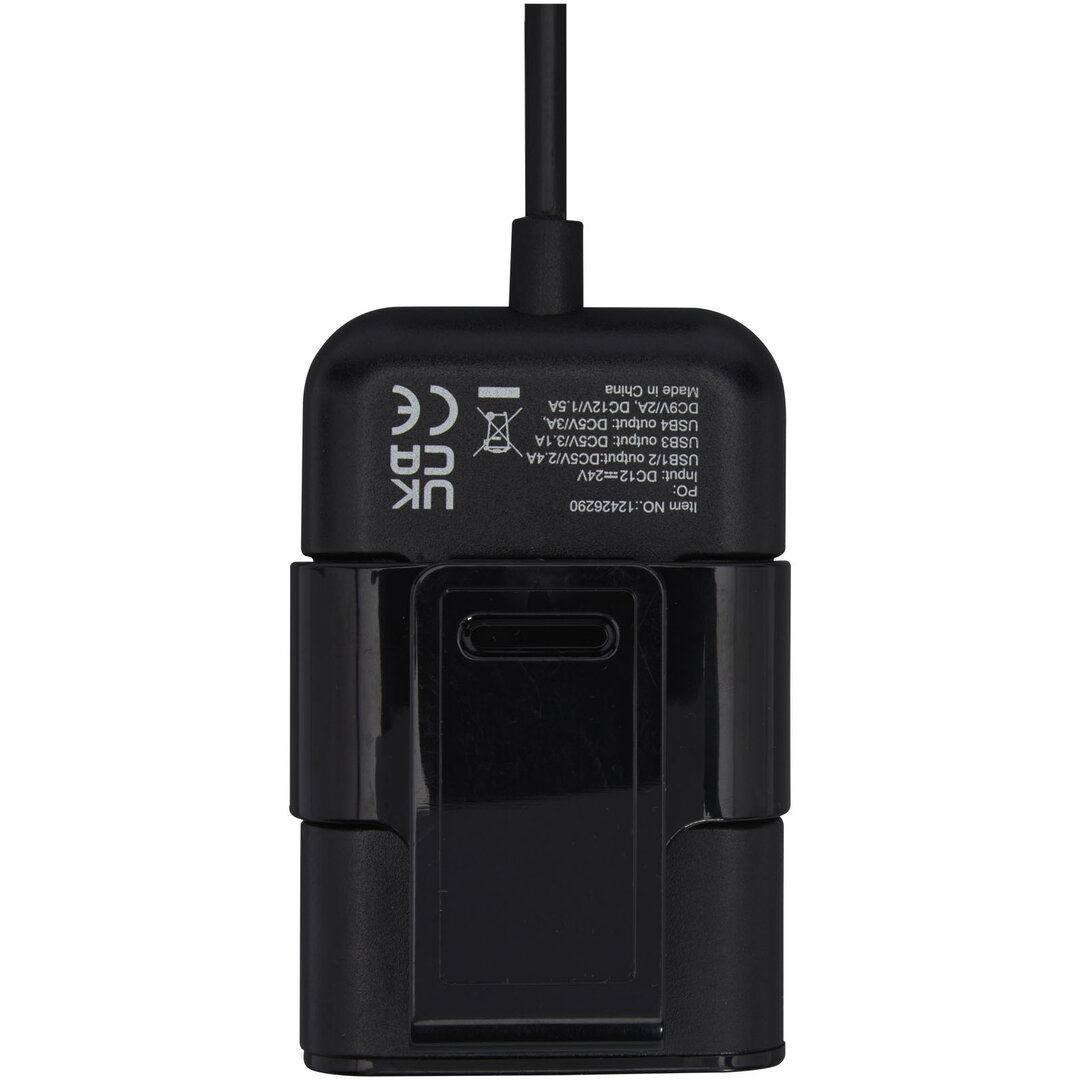 Duales Autoladegerät mit QC 3.0 dualem erweiterten Rücksitzladegerät - Trillik