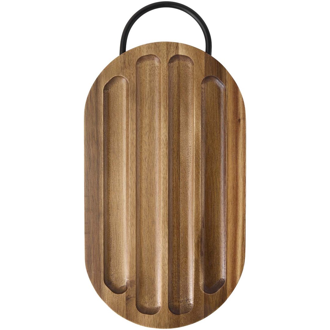 Akazienholz Schneidebrett mit Brotmesser - Giuna