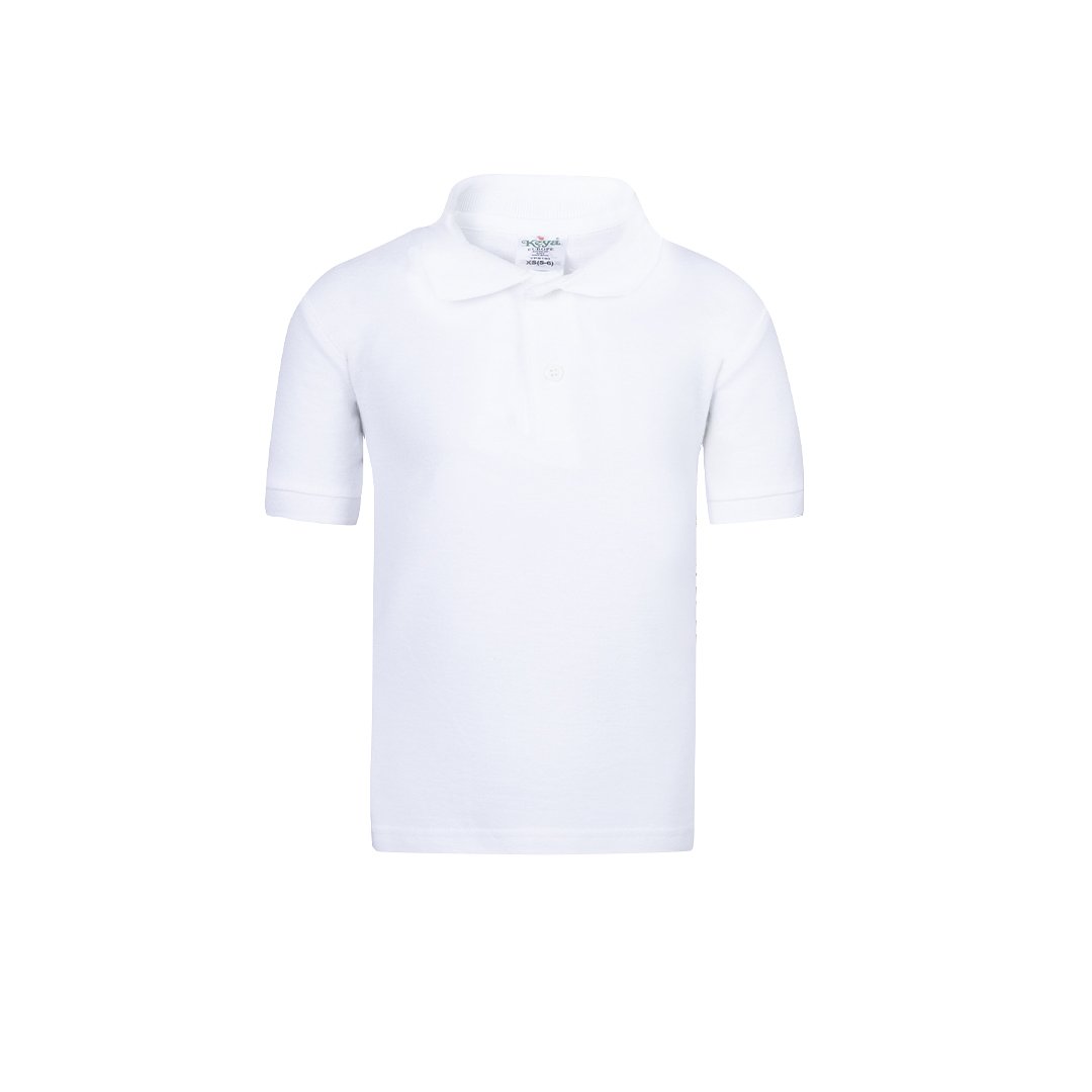 Kinder Weiß Polo-Shirt "keya"