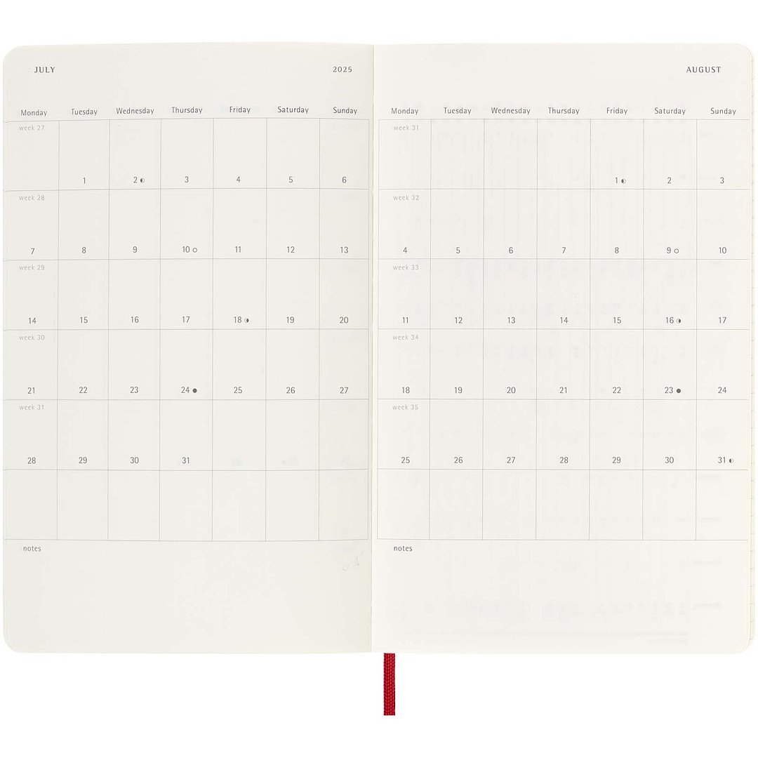 Softcover 12 Monate Wochenkalender L - Lurini