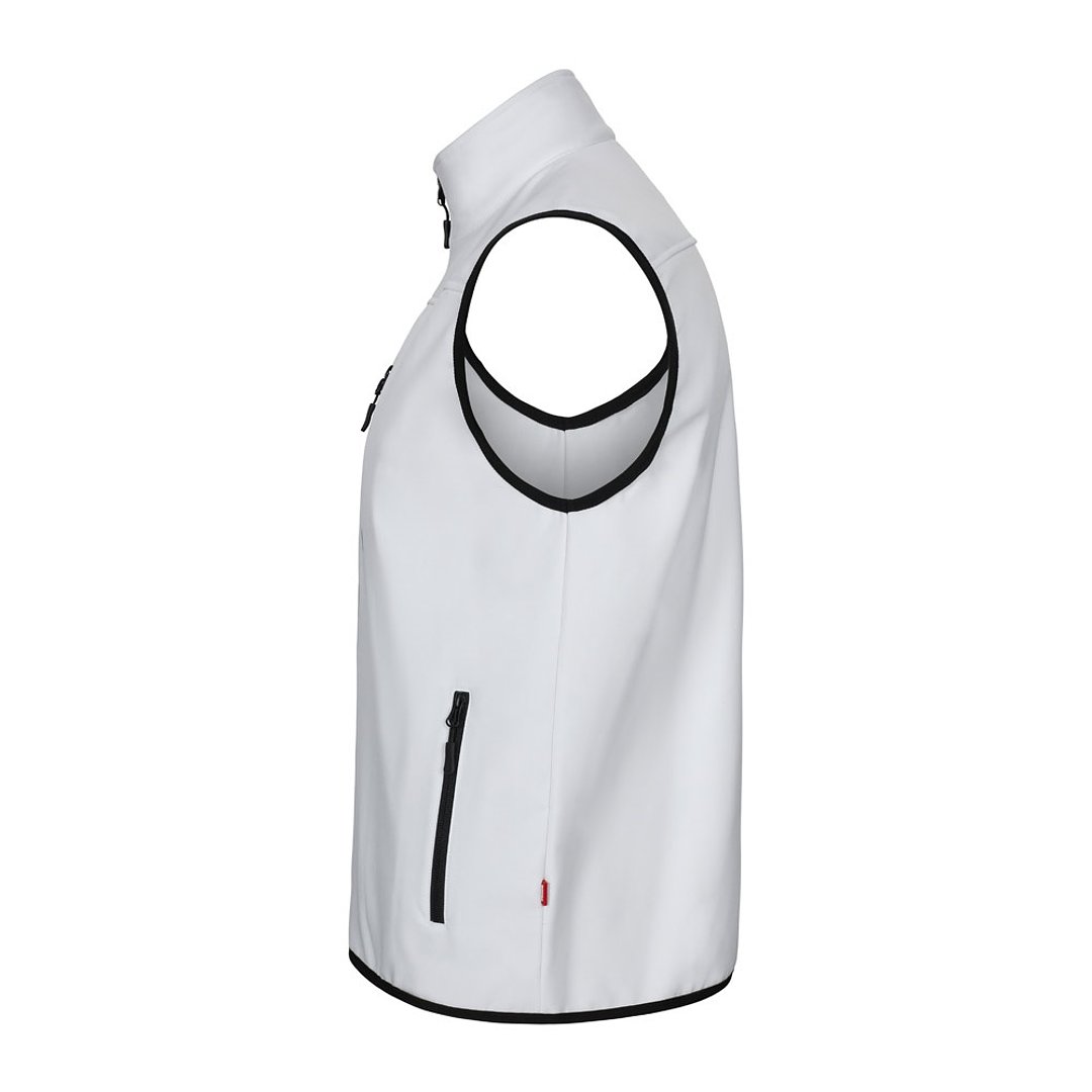 Softshell-Weste (280 g/m²), mit Polarfutter, aus Polyester (94 %) und Elastan (6 %) Doretona