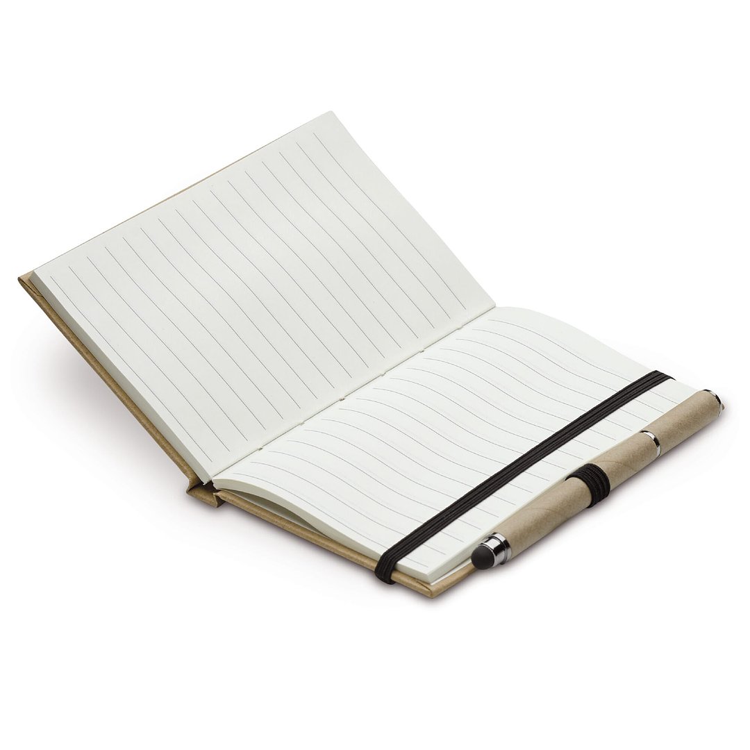 Karton Notizbuch A6 + Stift Trikt