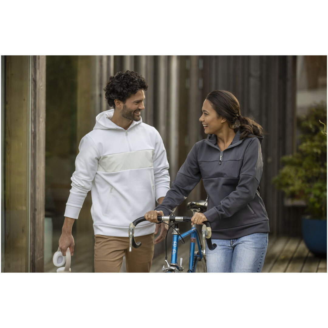 Kapuzenpullover mit halbem Reissverschluss für Damen - Giuana