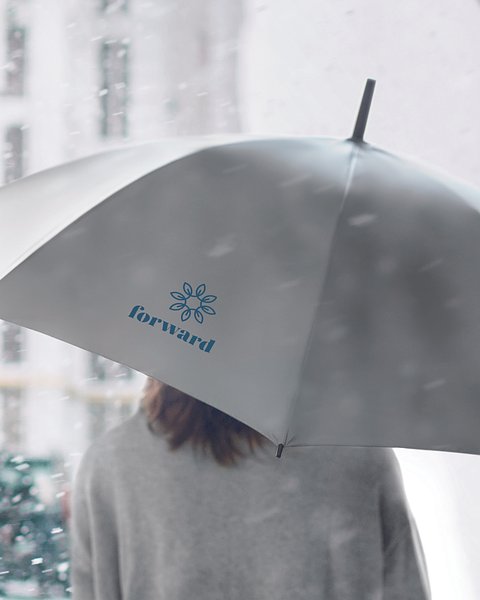 Reflektierender Regenschirm Bistgn