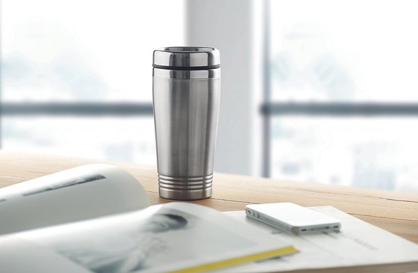 Trinkbecher Edelstahl 400ml Lurega