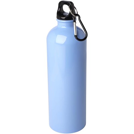 750 ml RCS-zertifizierte, einwandige Trinkflasche aus Edelstahl mit Karabinerhaken - Lüth
