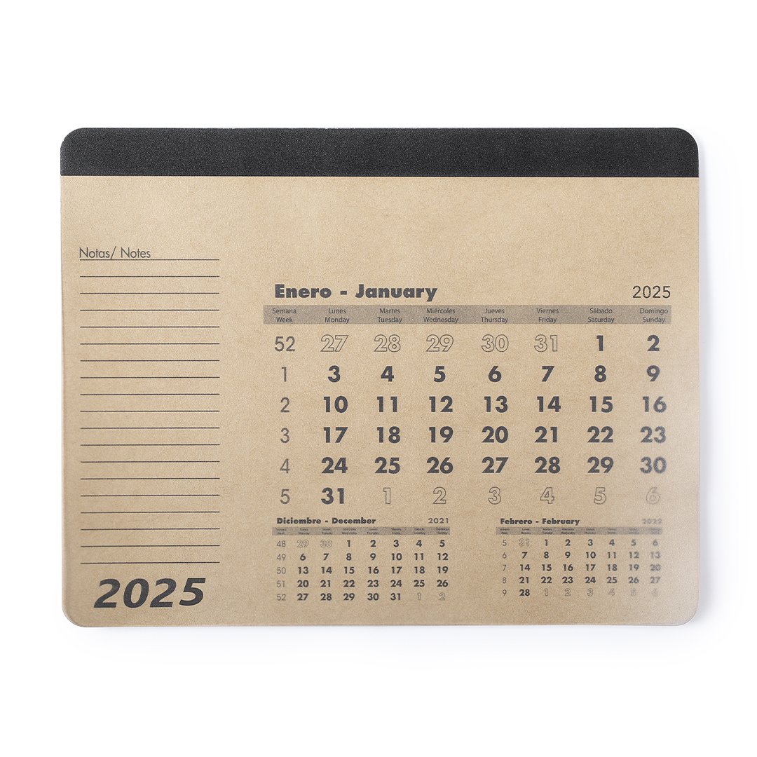 Mauspad Kalender Idlen