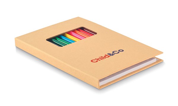 Malset mit 12 Buntstiften Hathlans