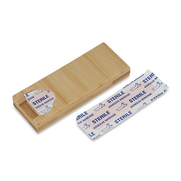 Pflaster in Bambusbox Duriköbi