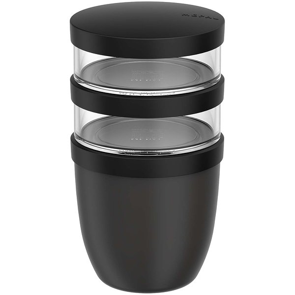 Ellipse Dreiteiliger, 500 ml + 2 x 200 ml isolierter Lunchpot - Oleenica