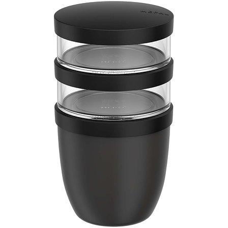 Ellipse Dreiteiliger, 500 ml + 2 x 200 ml isolierter Lunchpot - Oleenica