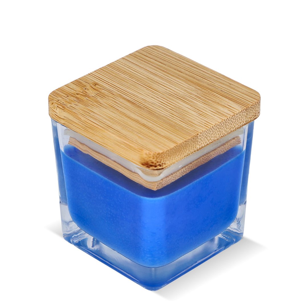 Chakra Kerze auf pflanzlicher Basis im Glasgefäß Utzi