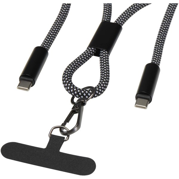 65W RPET Ladekabel mit Lanyard - Utzio