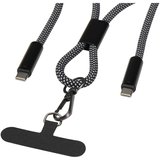65W RPET Ladekabel mit Lanyard - Utzio