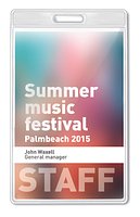 Transparente Kartenhülle Badrillia