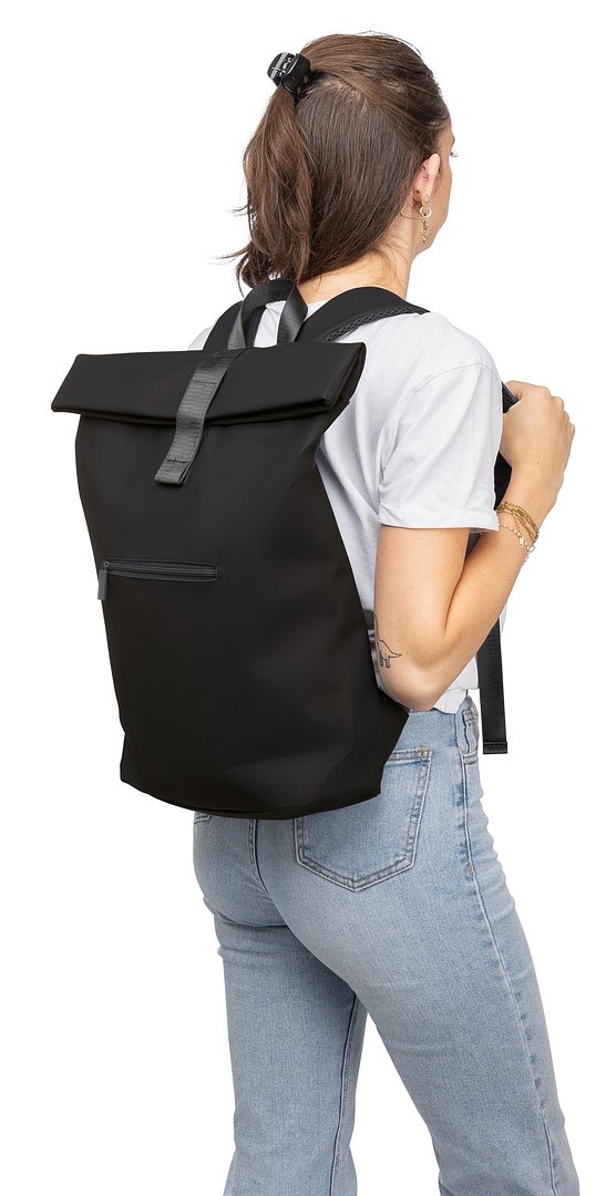 Recycelter PU-Rucksack Hascht