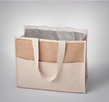Jute-Canvas Shopping Tasche Nins