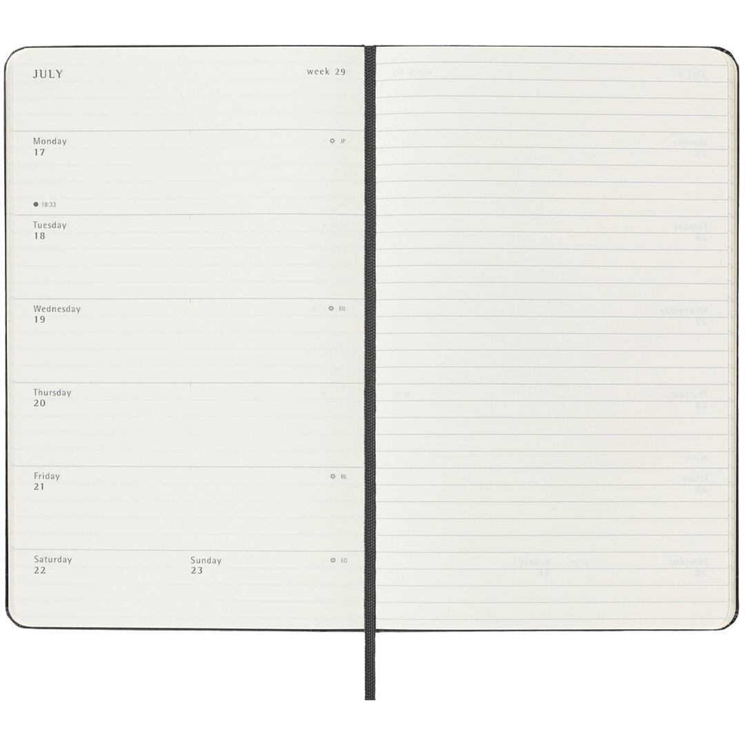 12M Hardcover Wochenkalender L - Nestgaull