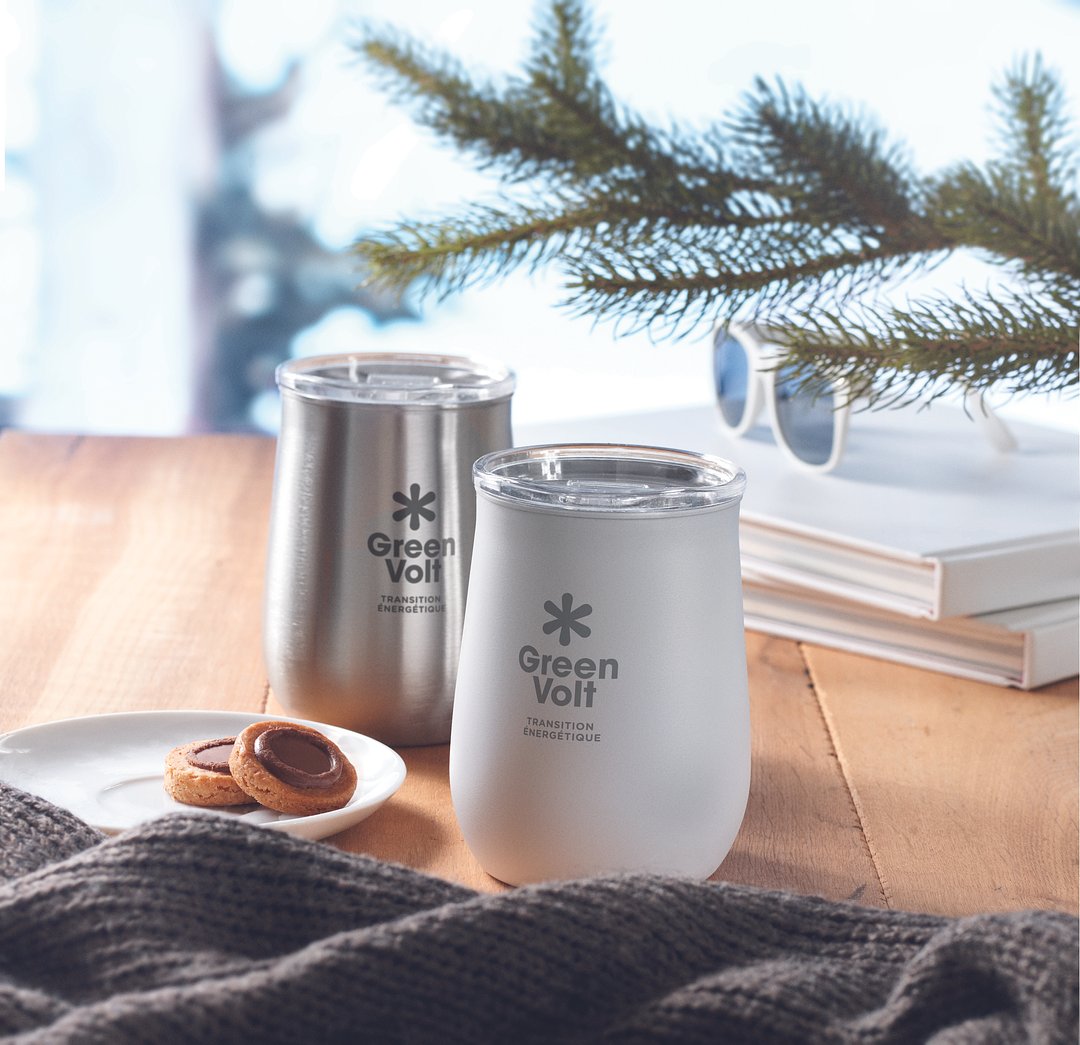 Becher recycelter Edelstahl Nelvete