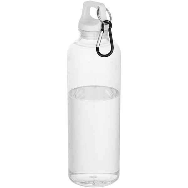 750 ml RCS-zertifizierte Trinkflasche aus recyceltem Kunststoff mit Karabinerhaken - Helini