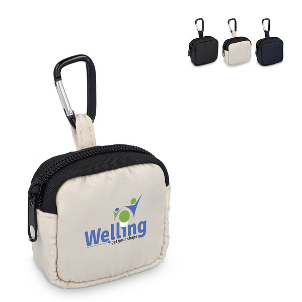 Nylon-Kopfhöreretui 6,5 x 6 cm Chandi