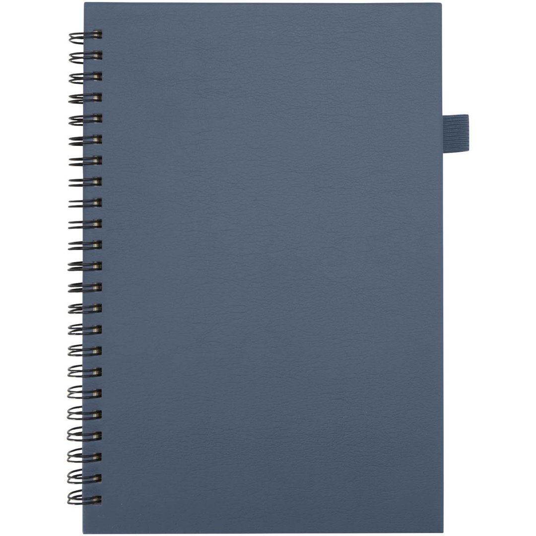 A5 Hardcover Spiralnotizbuch aus recyceltem Kunststoff - Palin