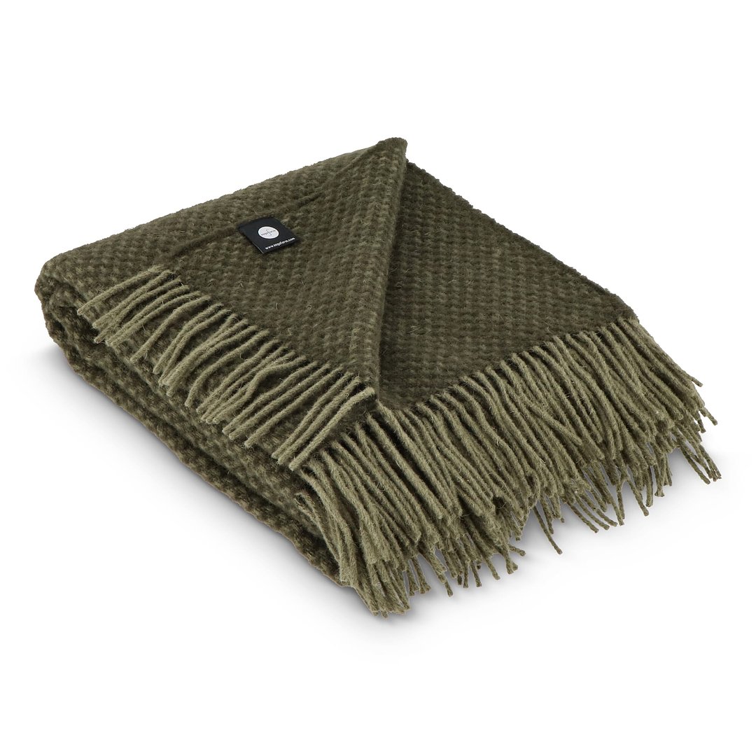 Ulli dot Decke aus 100 % neuseeländischer Wolle Marle