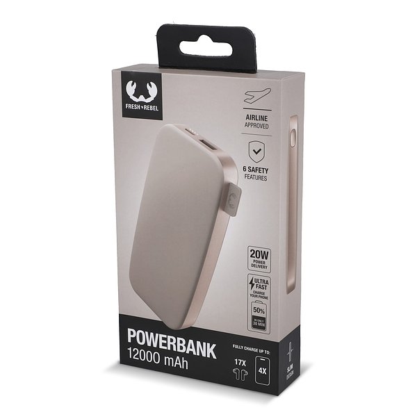 Powerbank 12.000mAh USB-C Ultra Fast Charging 20W Steivat