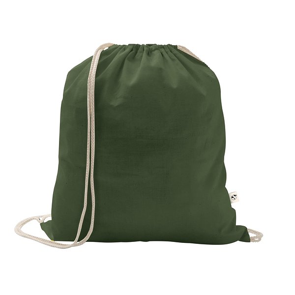 Rucksack aus recycelter Baumwolle (70%), Polyester (30% rPET) (140 g/m²) Giunrg