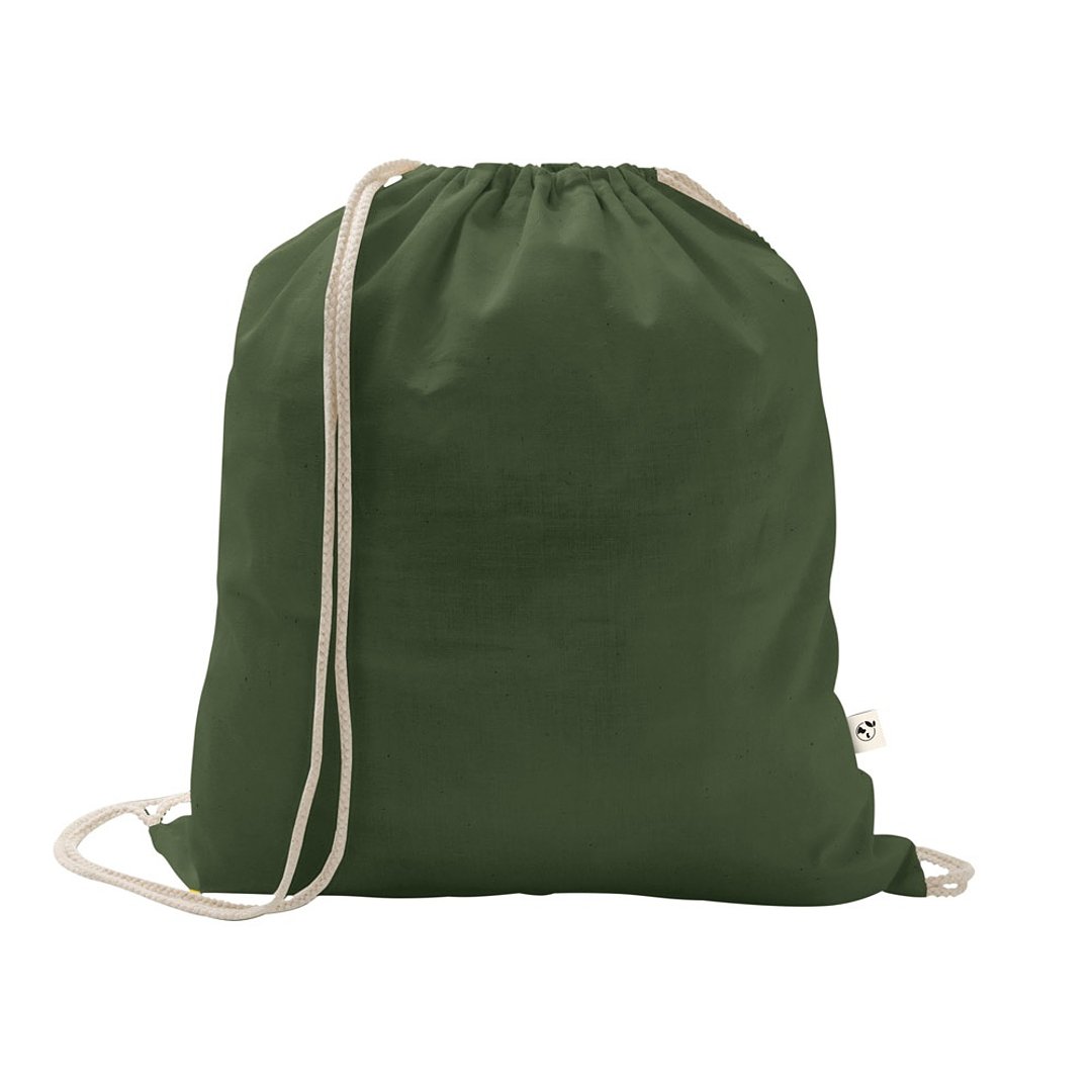 Rucksack aus recycelter Baumwolle (70%), Polyester (30% rPET) (140 g/m²) Giunrg