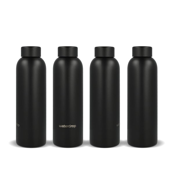 Edelstahlflasche mit Stahldeckel 600 ml Jörio