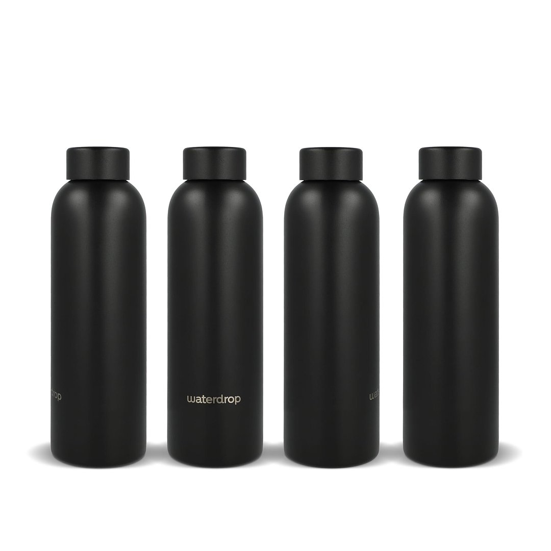 Edelstahlflasche mit Stahldeckel 600 ml Jörio