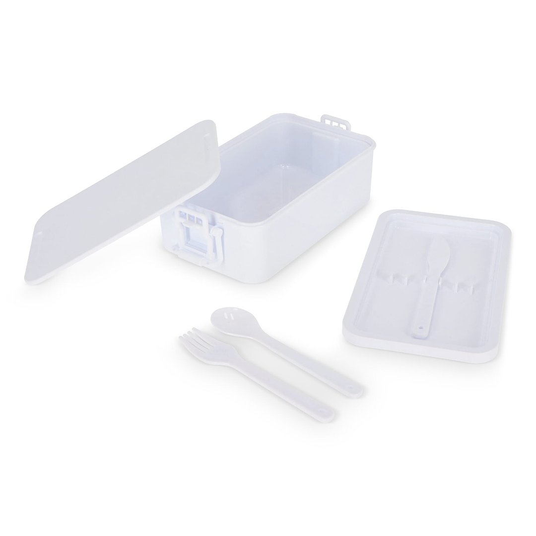 Doppelte Lunchbox mit Besteck Ylanin