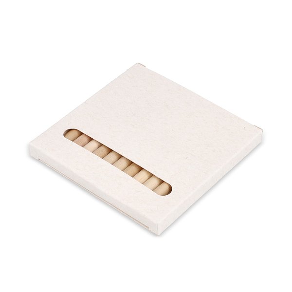 12 Buntstifte in einer Schachtel aus recyceltem Milchkarton Paltinat