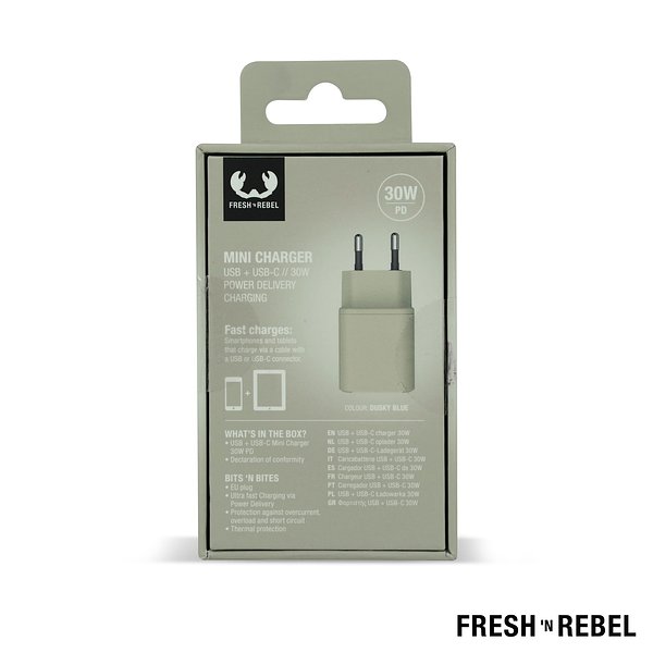 Mini Charger USB-C + A PD // 30W Chatia