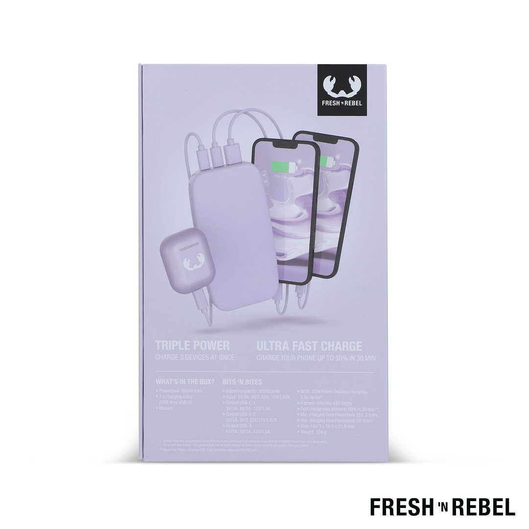 Powerbank 18.000mAh USB-C Ultra Fast Charging 20W Divat