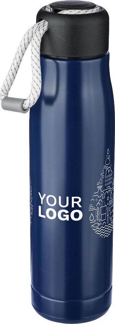 Doppelwandige Trinkflasche aus recyceltem Edelstahl (500 ml) Ninep