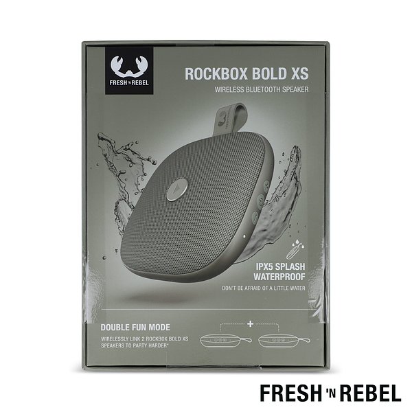 Rockbox Bold Xs splashproof TWS speaker 4W Giuan