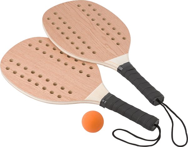 Tennisset aus Rosenholz Luri