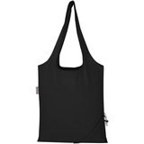 Blend 140 g/m², GRS-zertifizierte, faltbare Baumwoll Tragetasche, 7 l - Grin