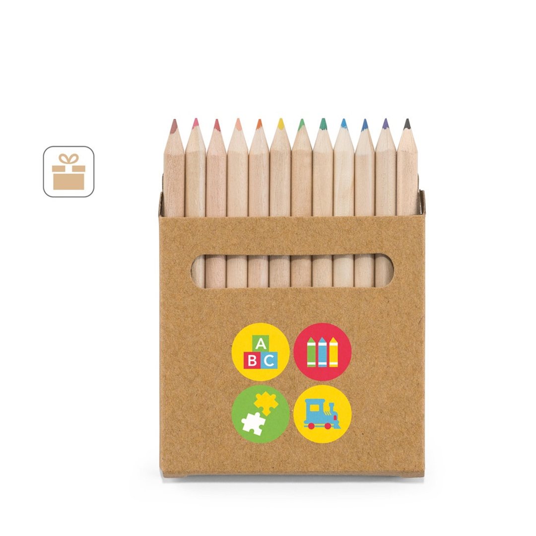 Buntstift Schachtel mit 12 Buntstiften Lurichana