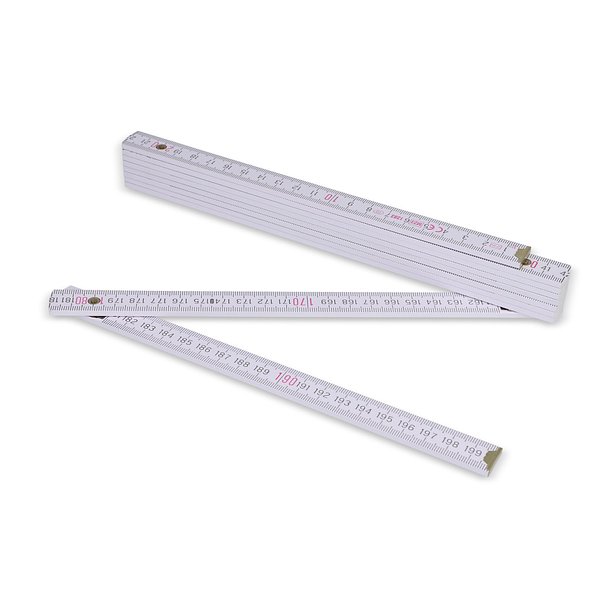 Zollstock Holz 2m Premium lackiert Dicorioli