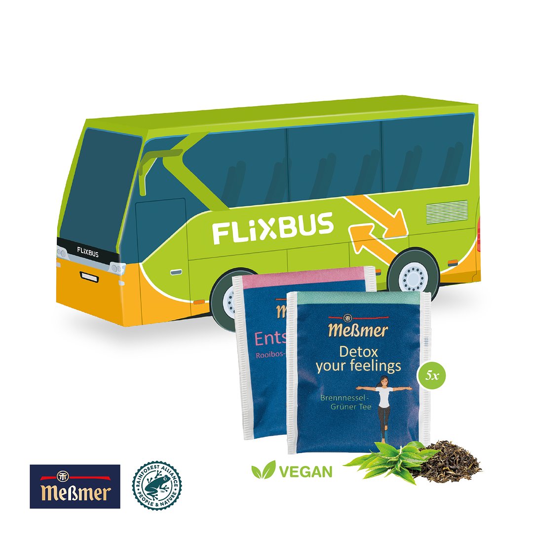 3D Präsent "Bus" mit Messmer