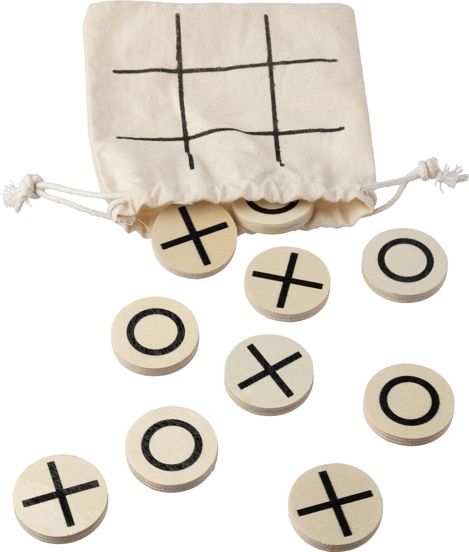 Tic Tac Toe Durens | Holz | Baumwollbeutel