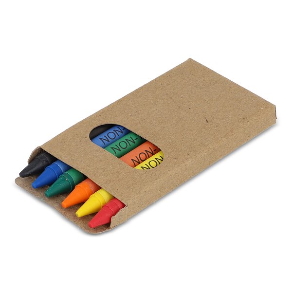 6 Stück Buntstifte in Bastelbox Eliers